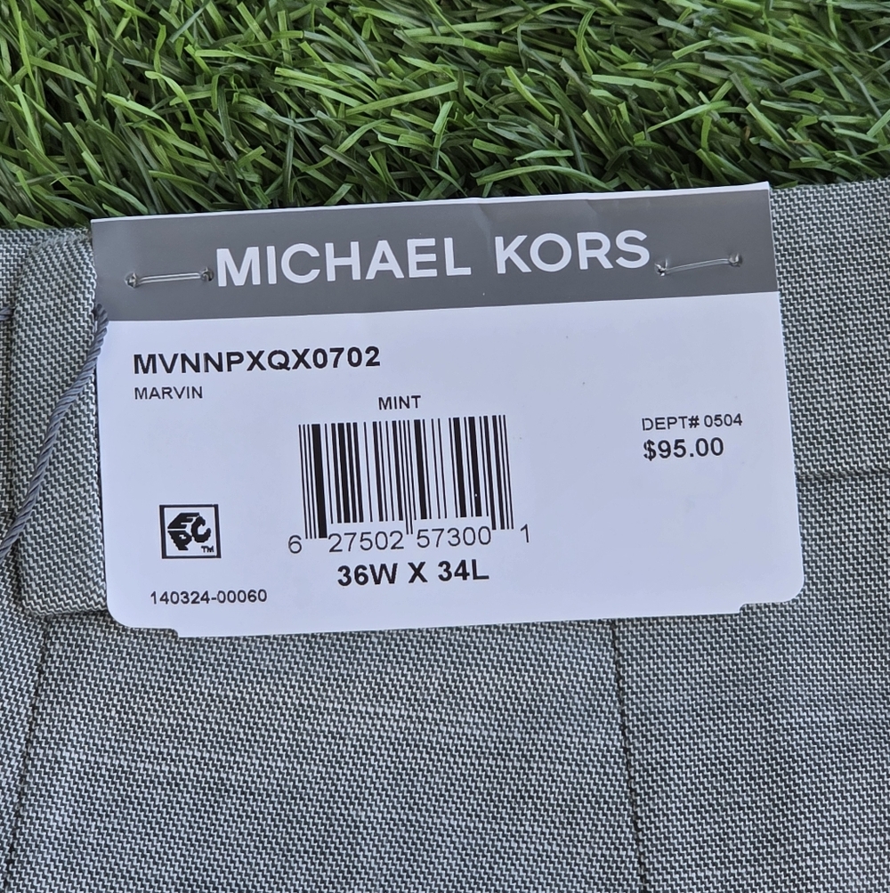 Michael Kors Men's Classic Dress Pants 36x34 NWT Mint $95 MSRP Career - Picture 4 of 7
